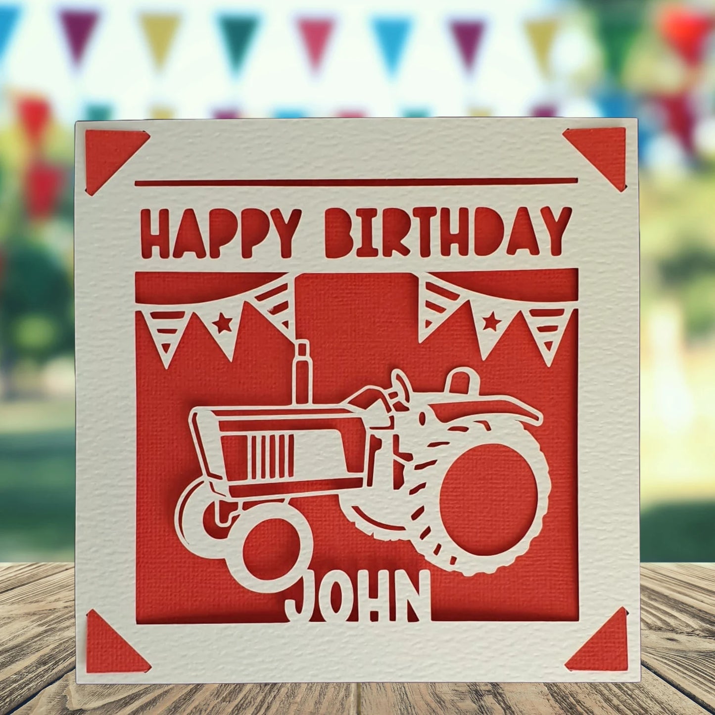 Farmer Personalised Birthday Card