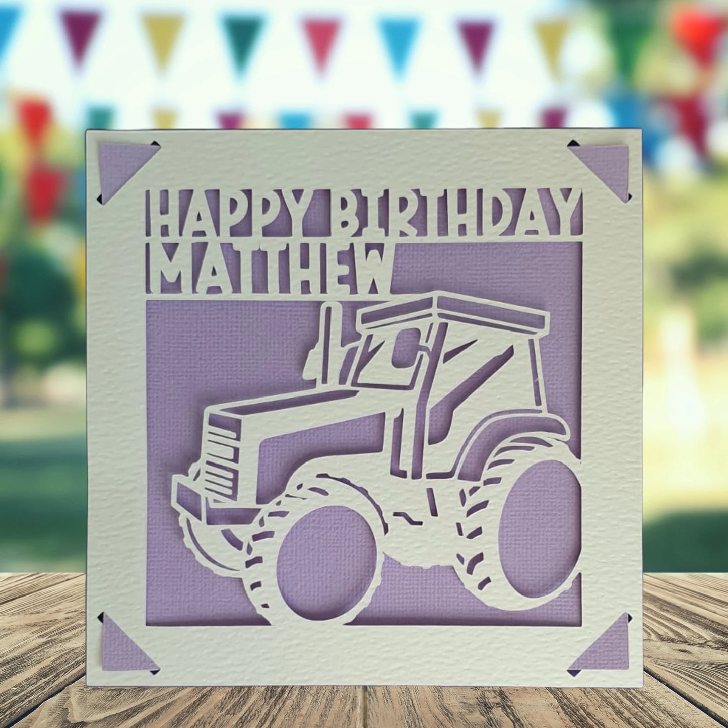 Farming Personalised Birthday Card