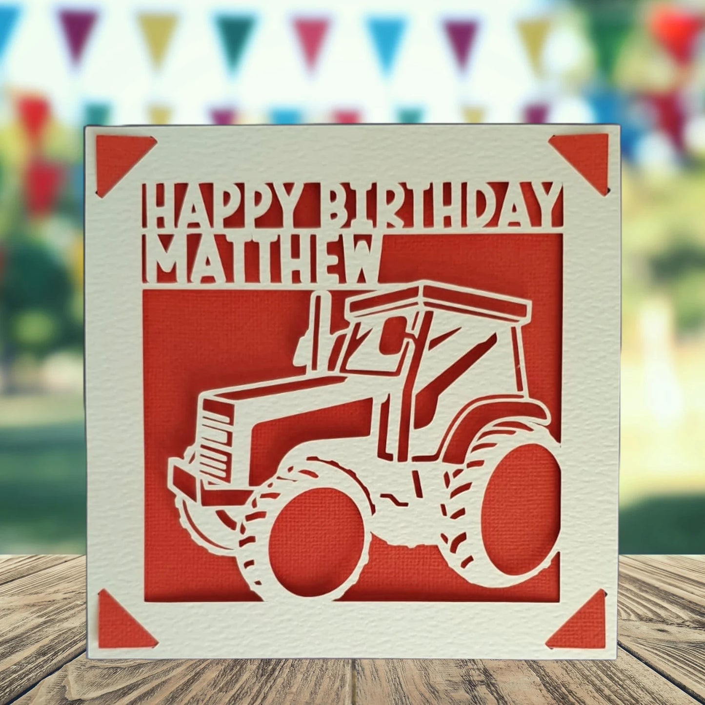 Farming Personalised Birthday Card