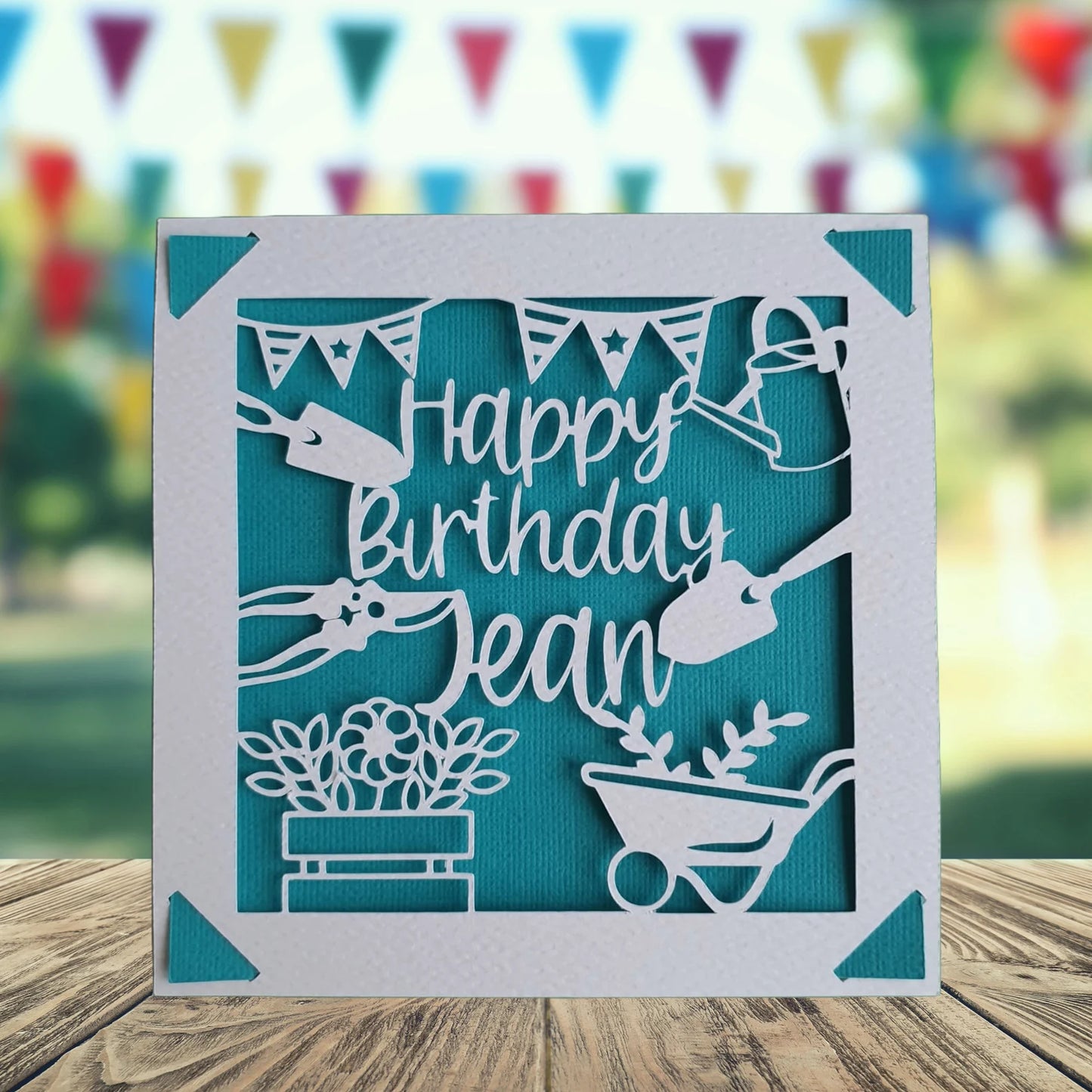 Personalised Gardening Birthday Card