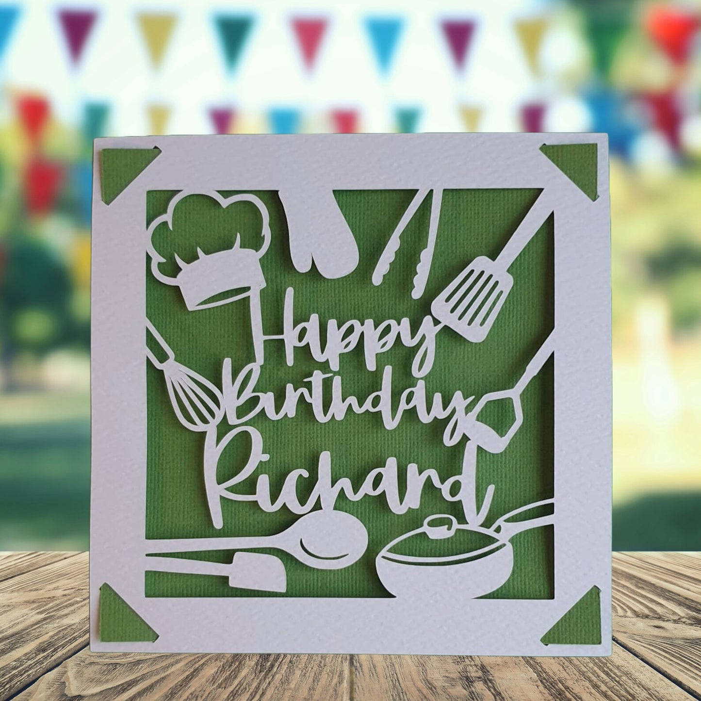 Chef Personalised Birthday Card