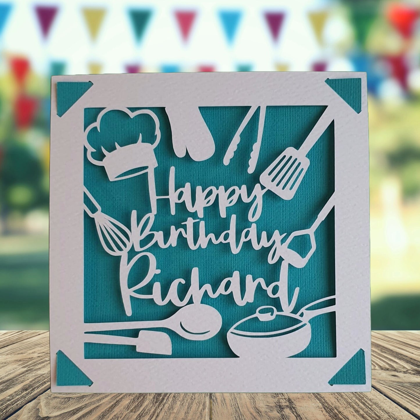 Chef Personalised Birthday Card