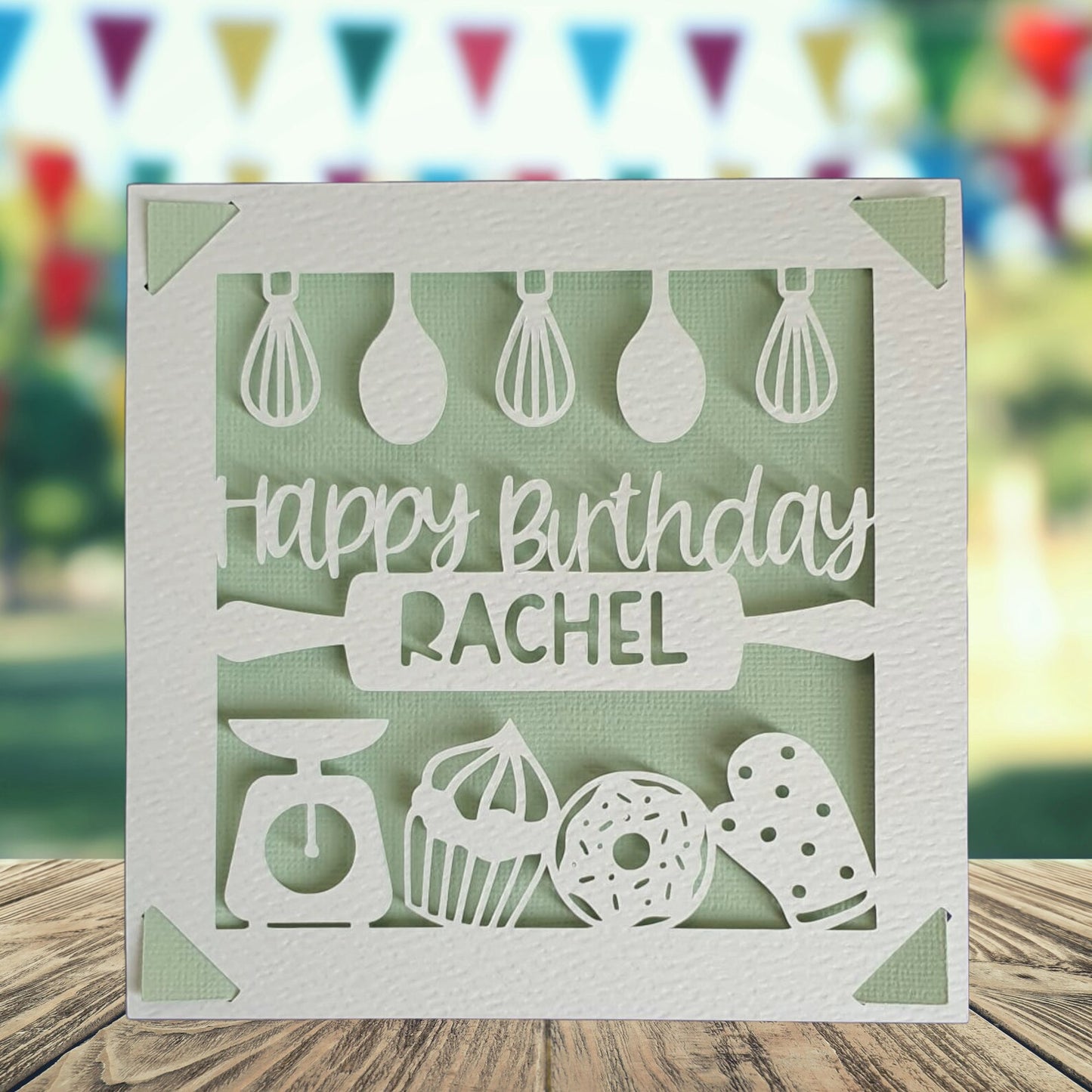 Personalised Birthday Baking Card