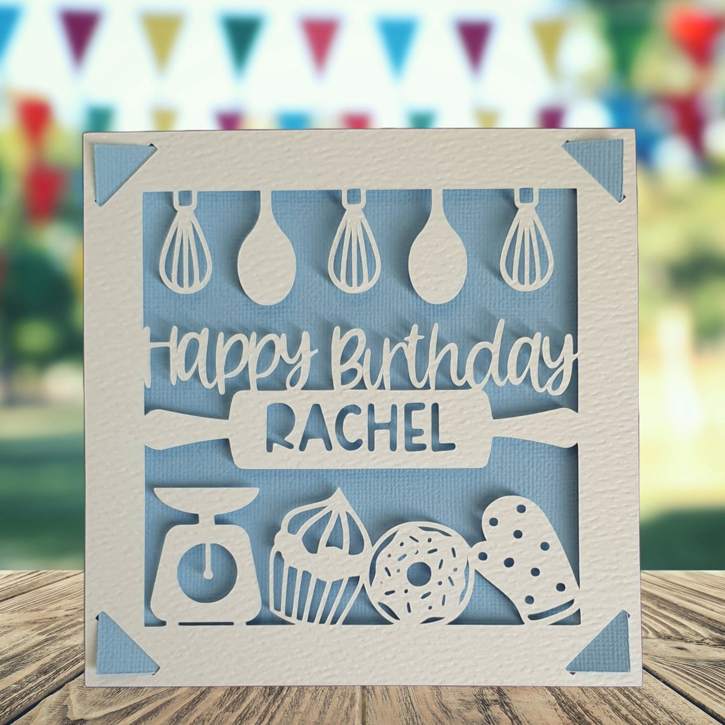 Personalised Birthday Baking Card