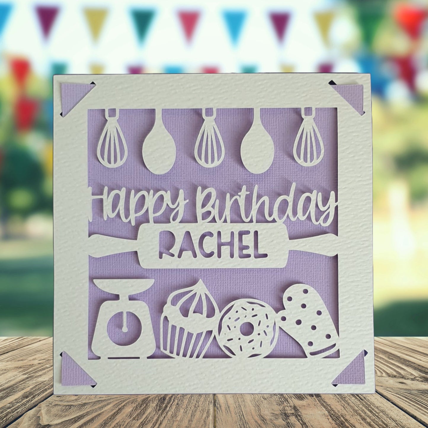 Personalised Birthday Baking Card