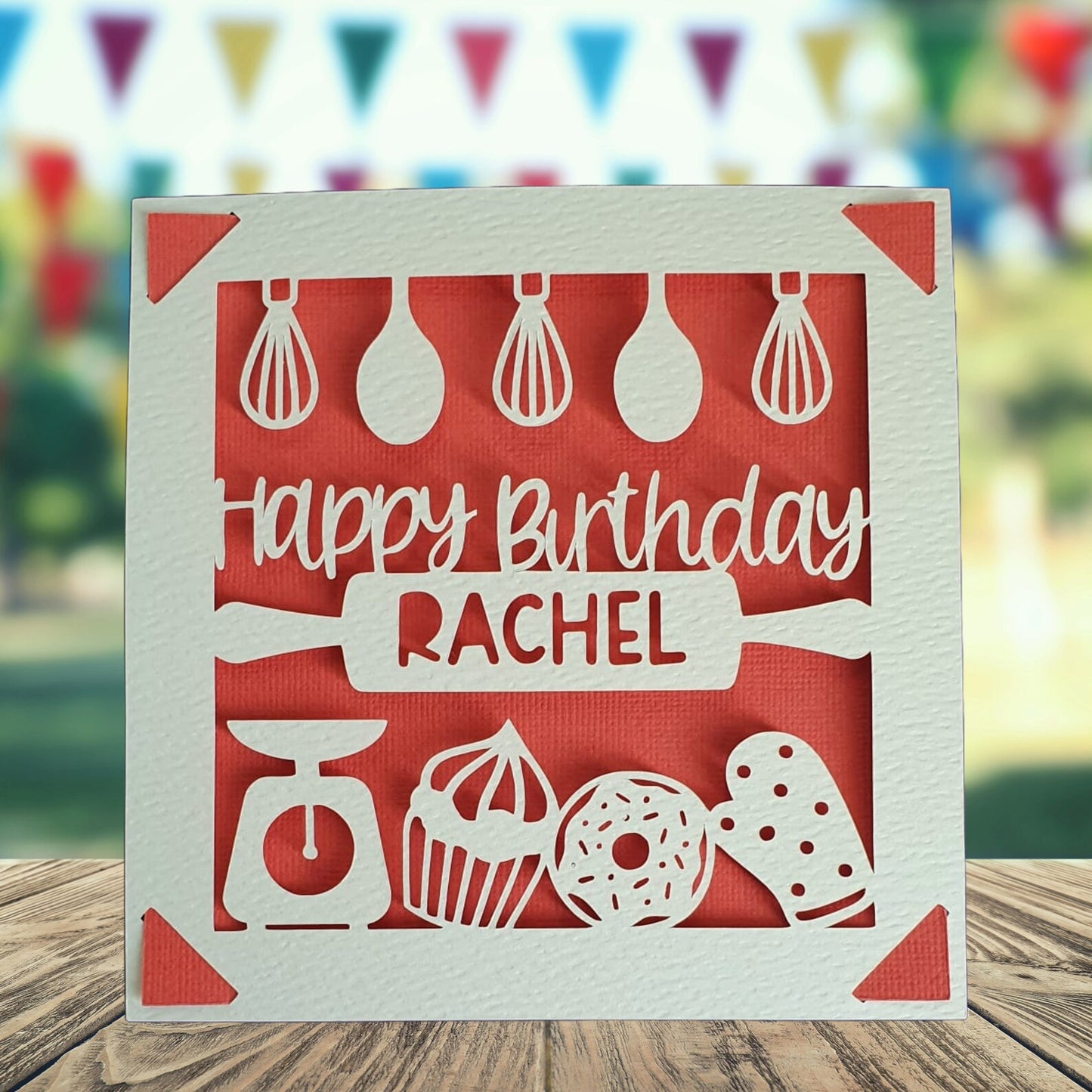 Personalised Birthday Baking Card