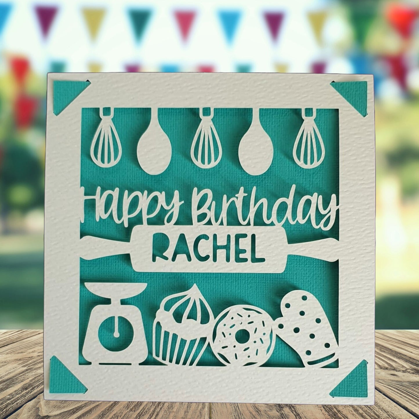 Personalised Birthday Baking Card