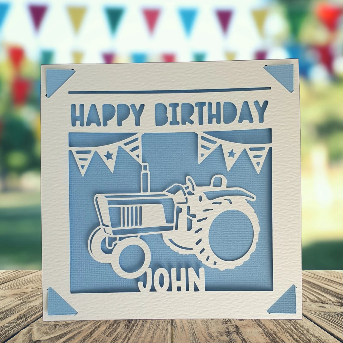 Farmer Personalised Birthday Card