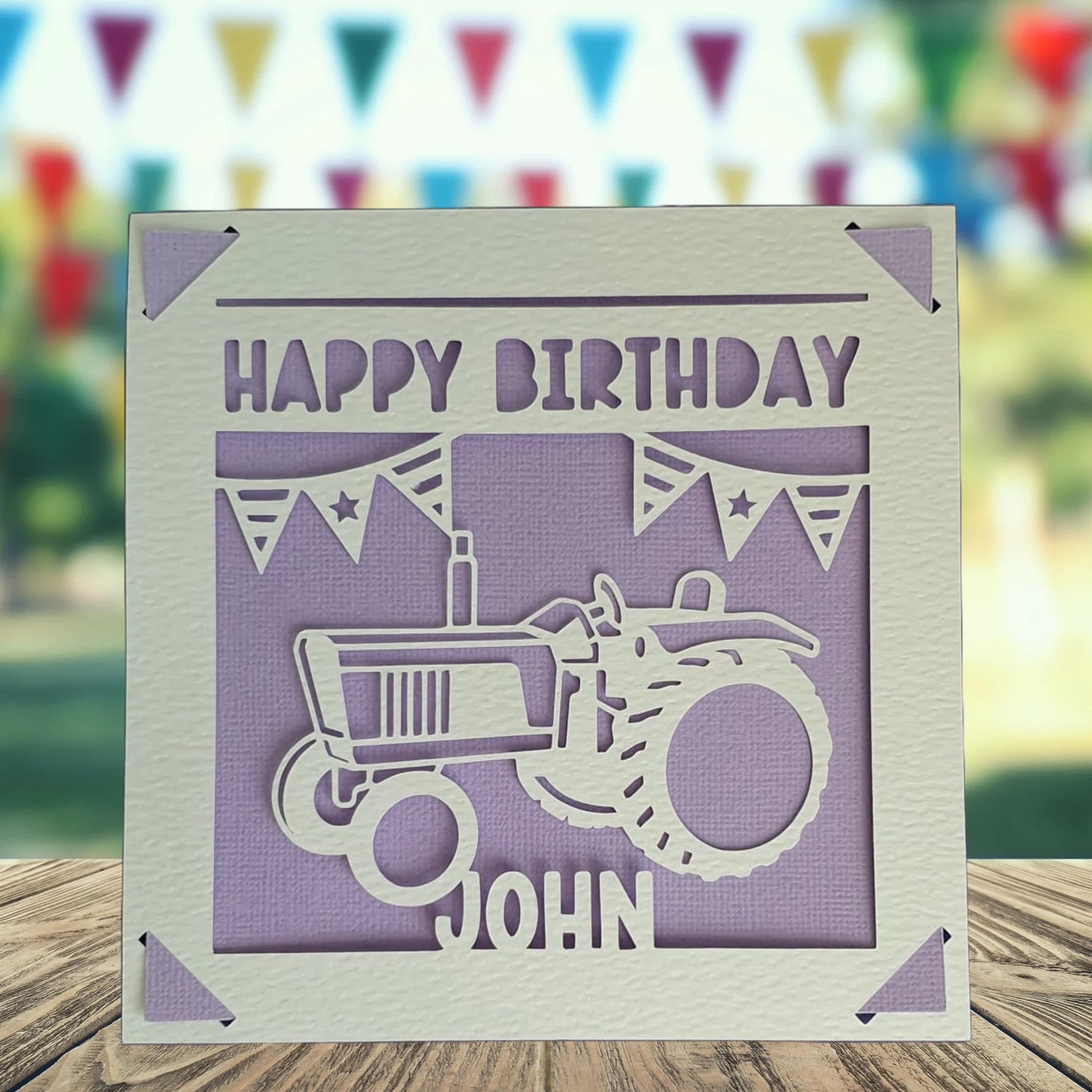 Farmer Personalised Birthday Card