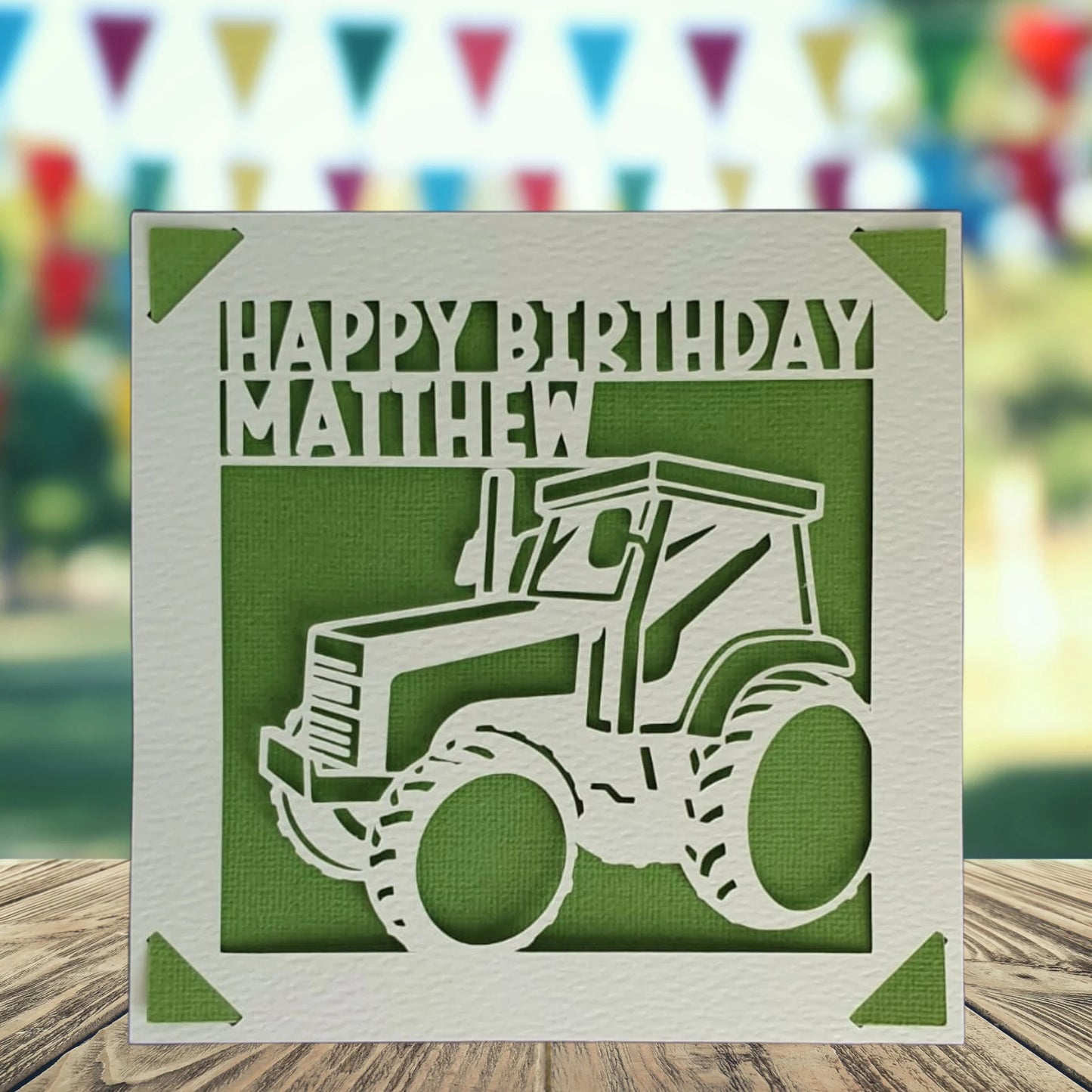 Farming Personalised Birthday Card