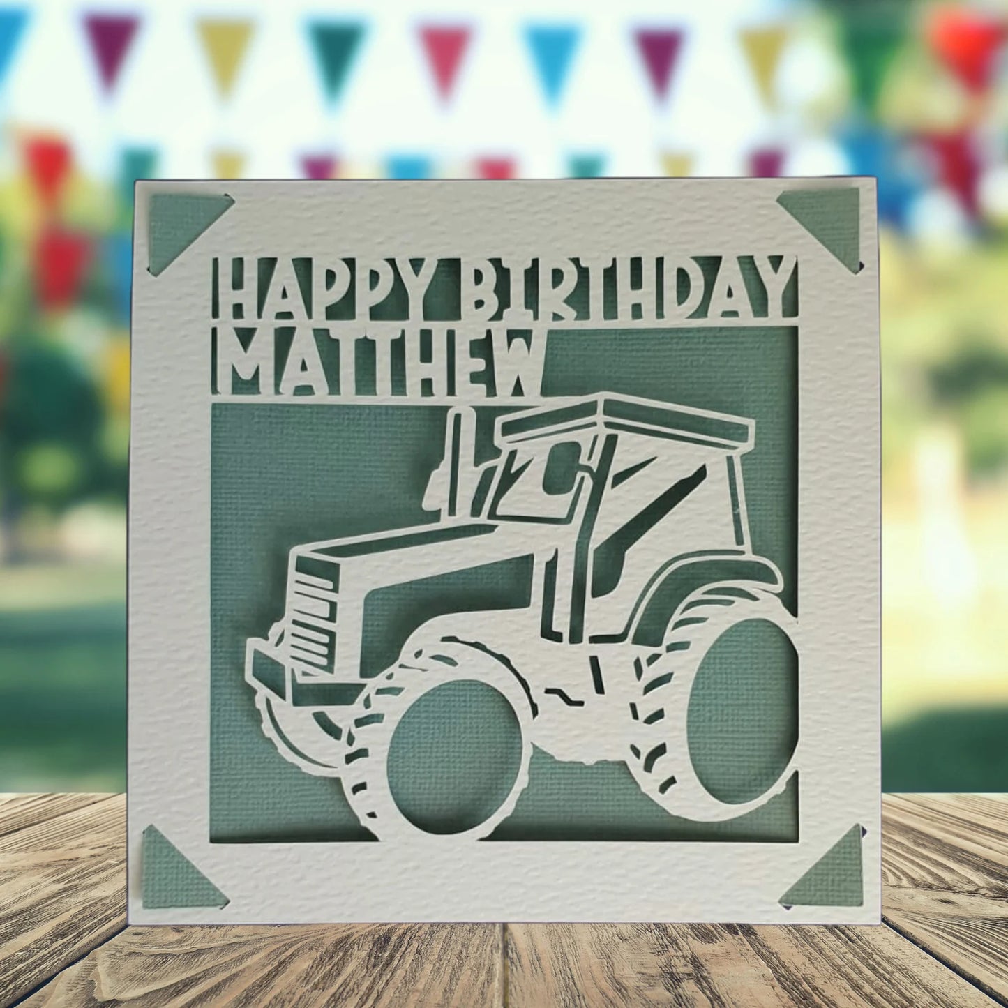 Farming Personalised Birthday Card