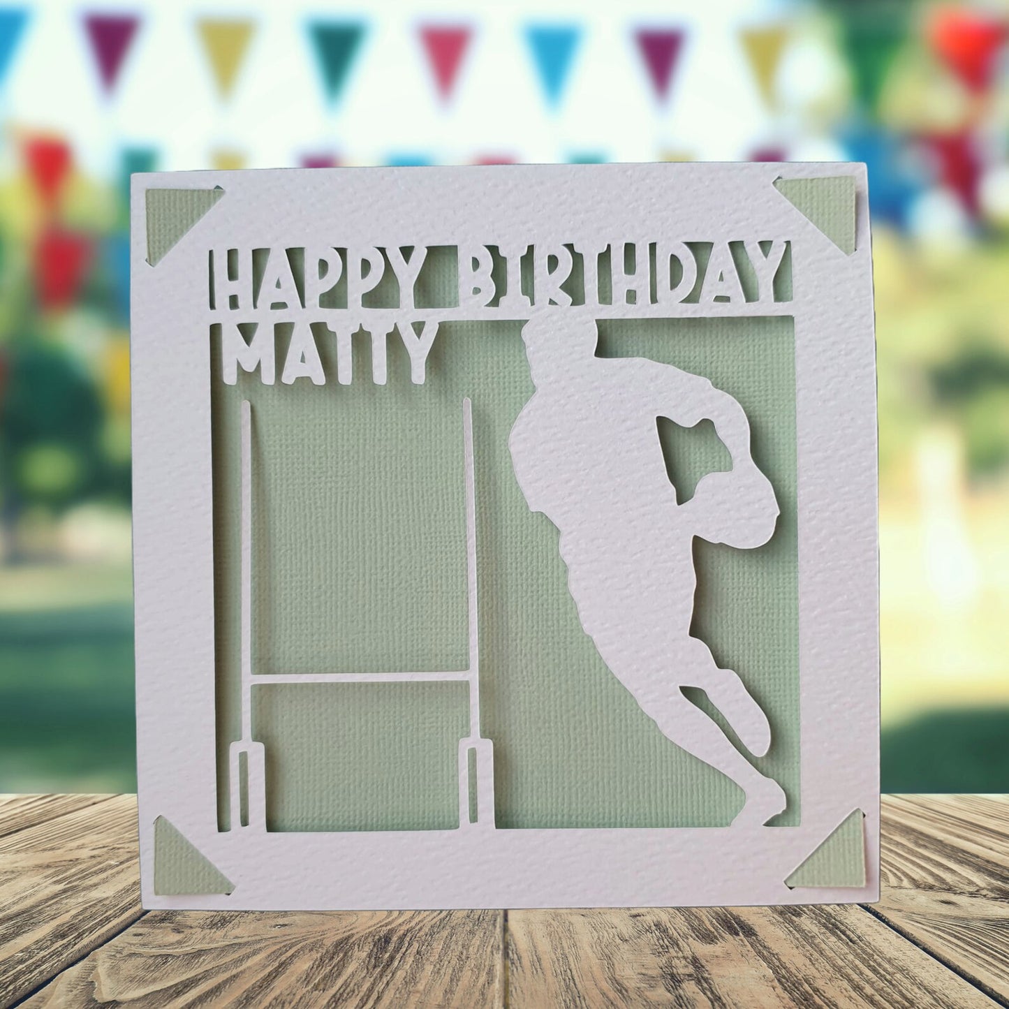 Rugby Birthday Card