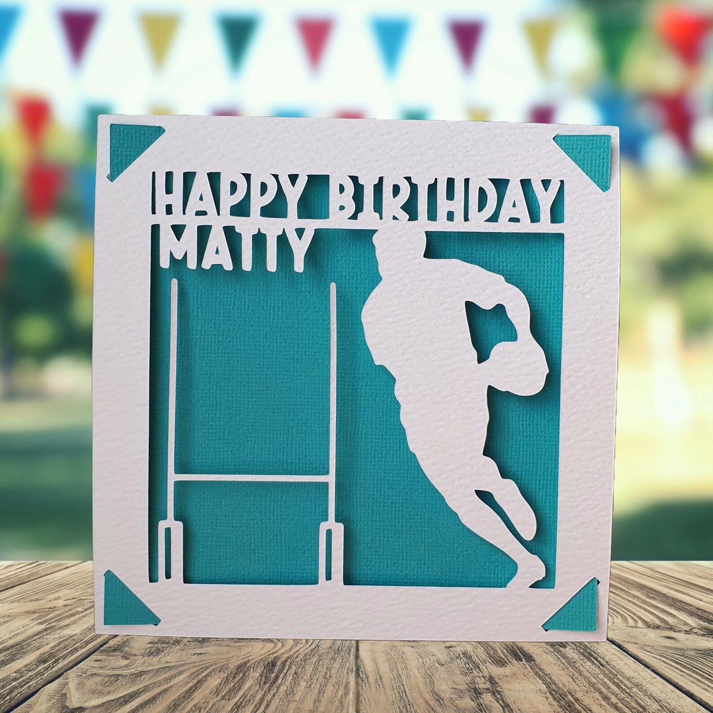 Rugby Birthday Card