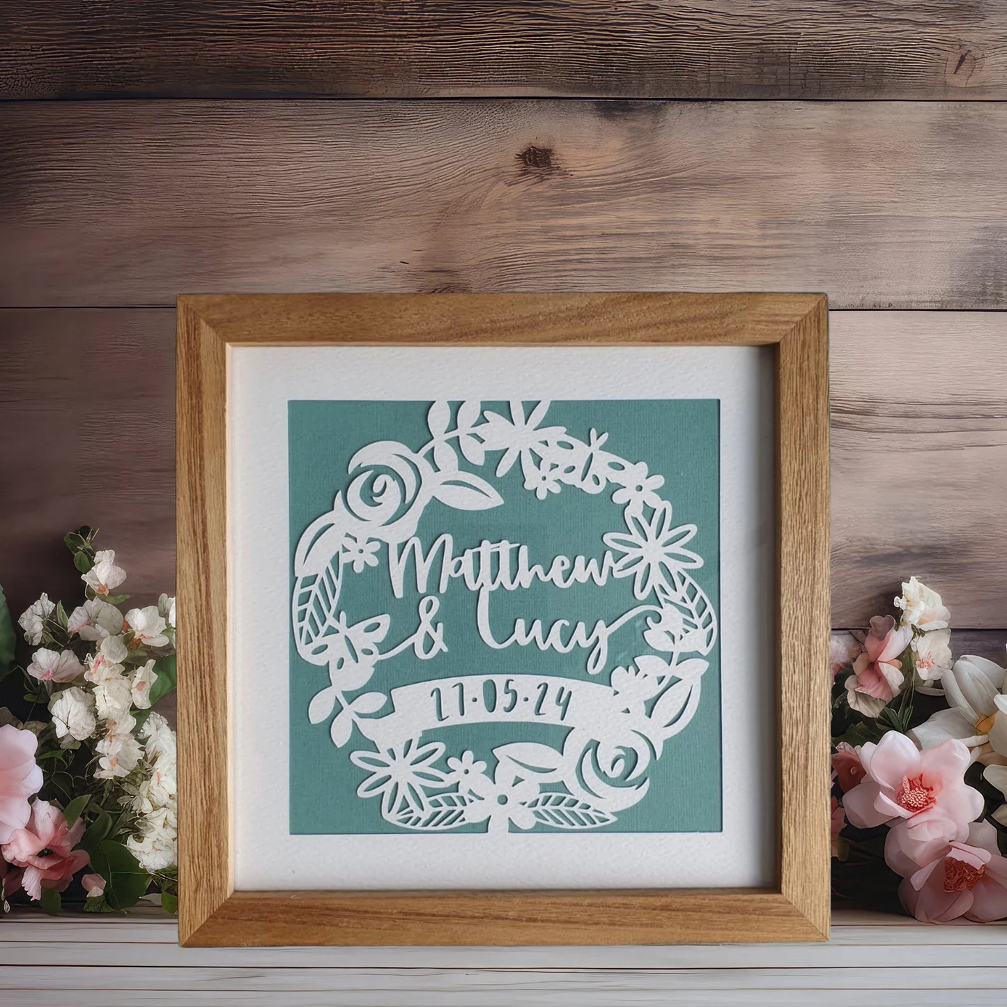 Wedding Personalised Framed Gift