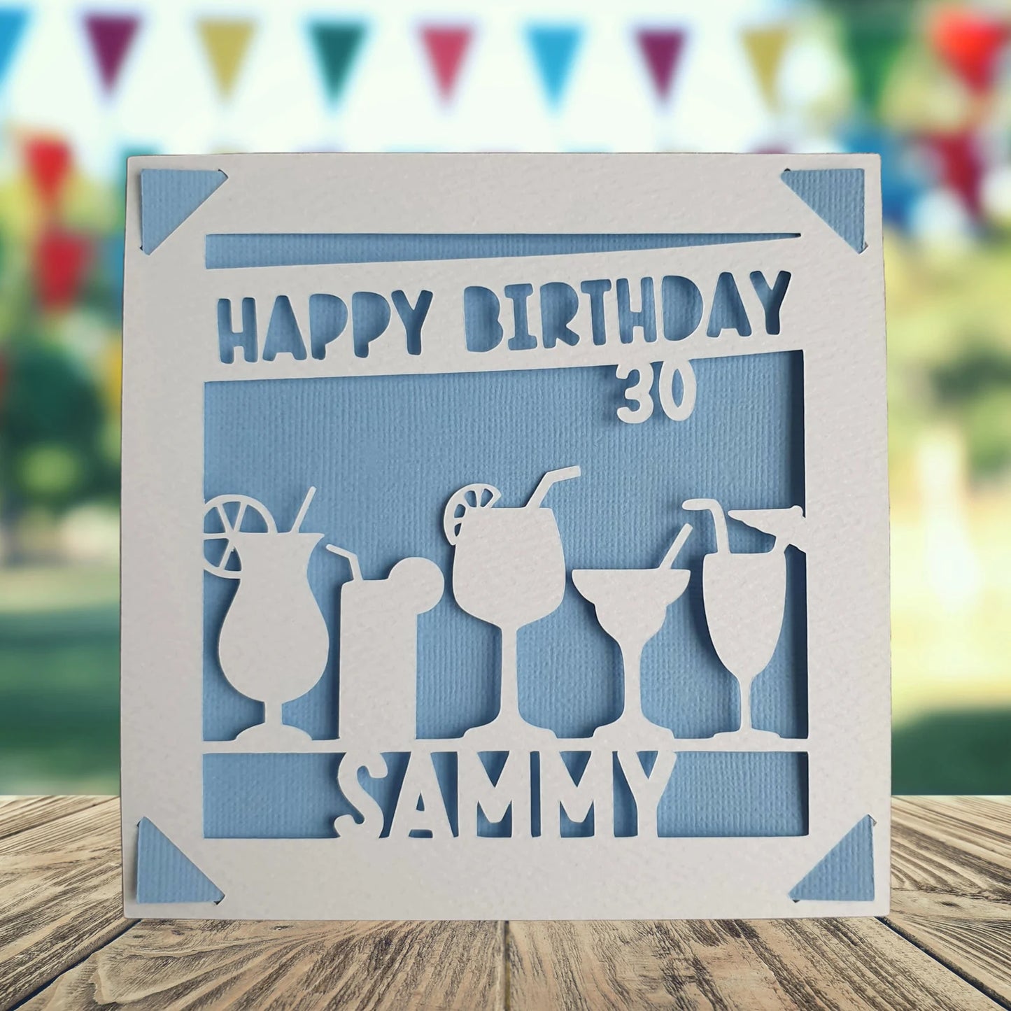 Cocktail Birthday Card