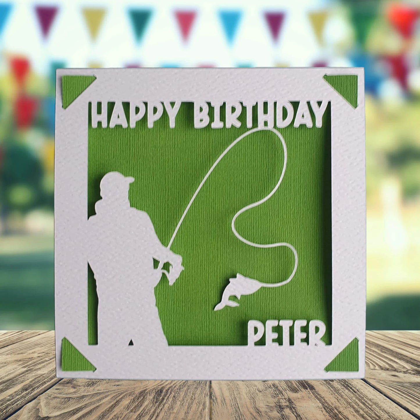 Fishing Birthday Personalised Card