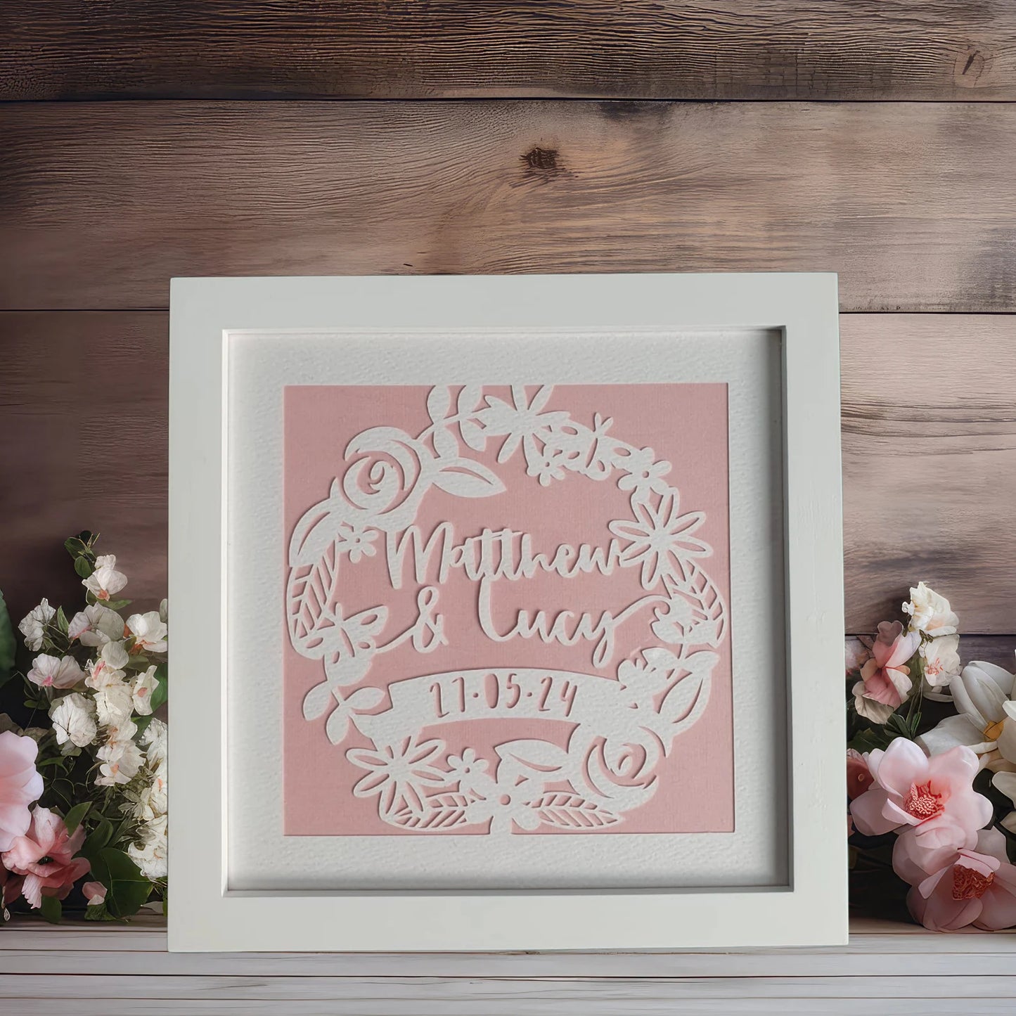 Wedding Personalised Framed Gift