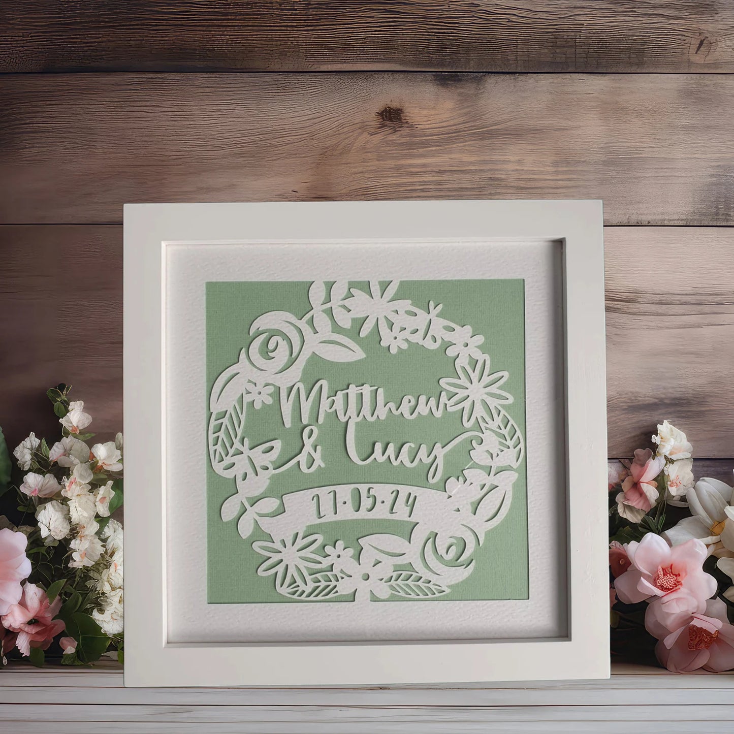 Wedding Personalised Framed Gift