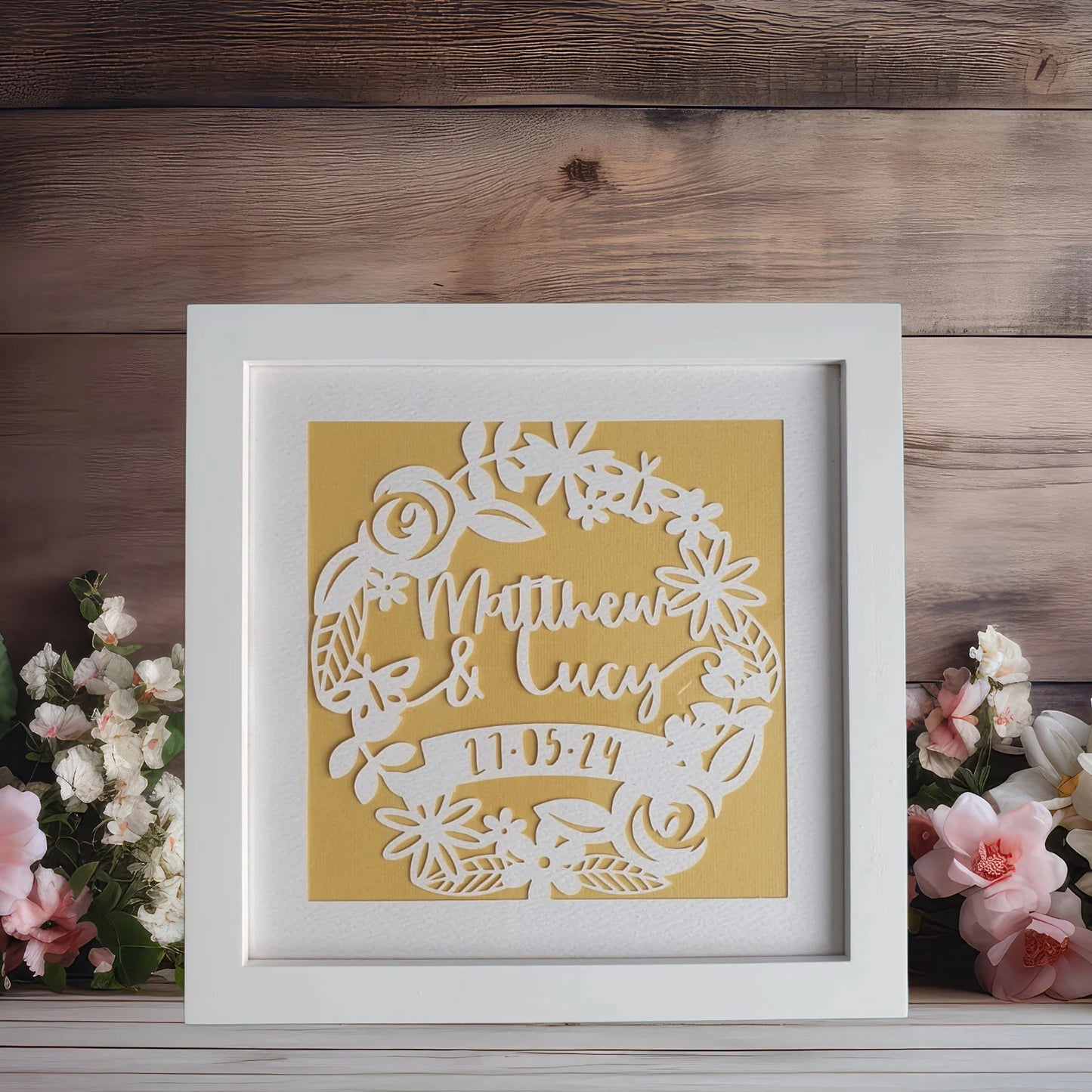 Wedding Personalised Framed Gift