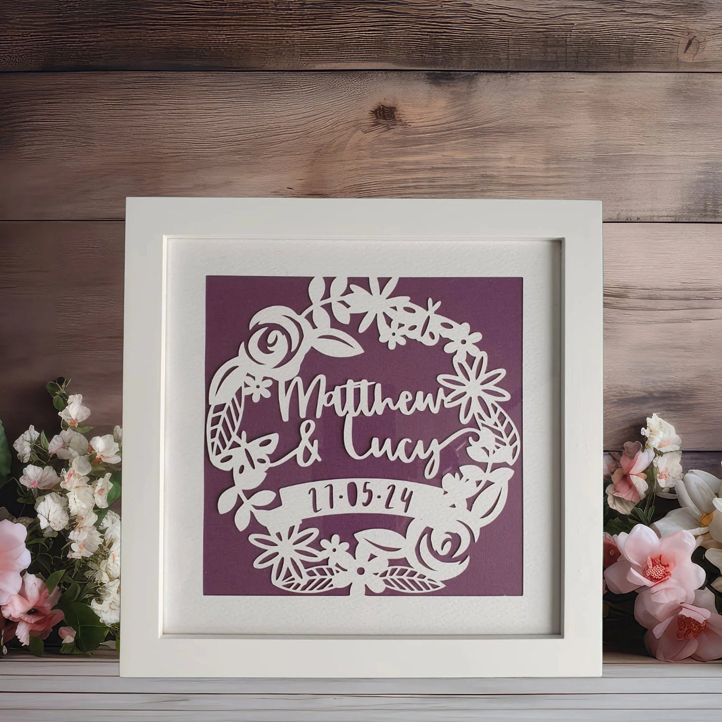 Wedding Personalised Framed Gift