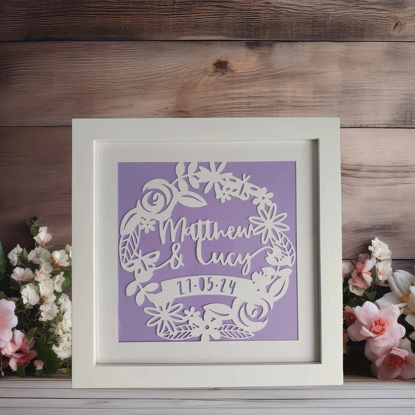 Wedding Personalised Framed Gift