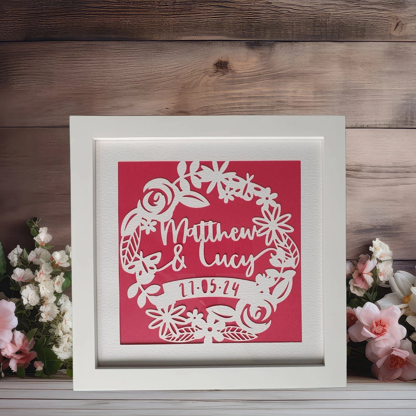 Wedding Personalised Framed Gift