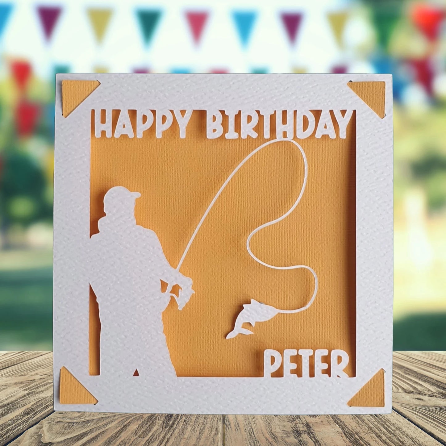 Fishing Birthday Personalised Card