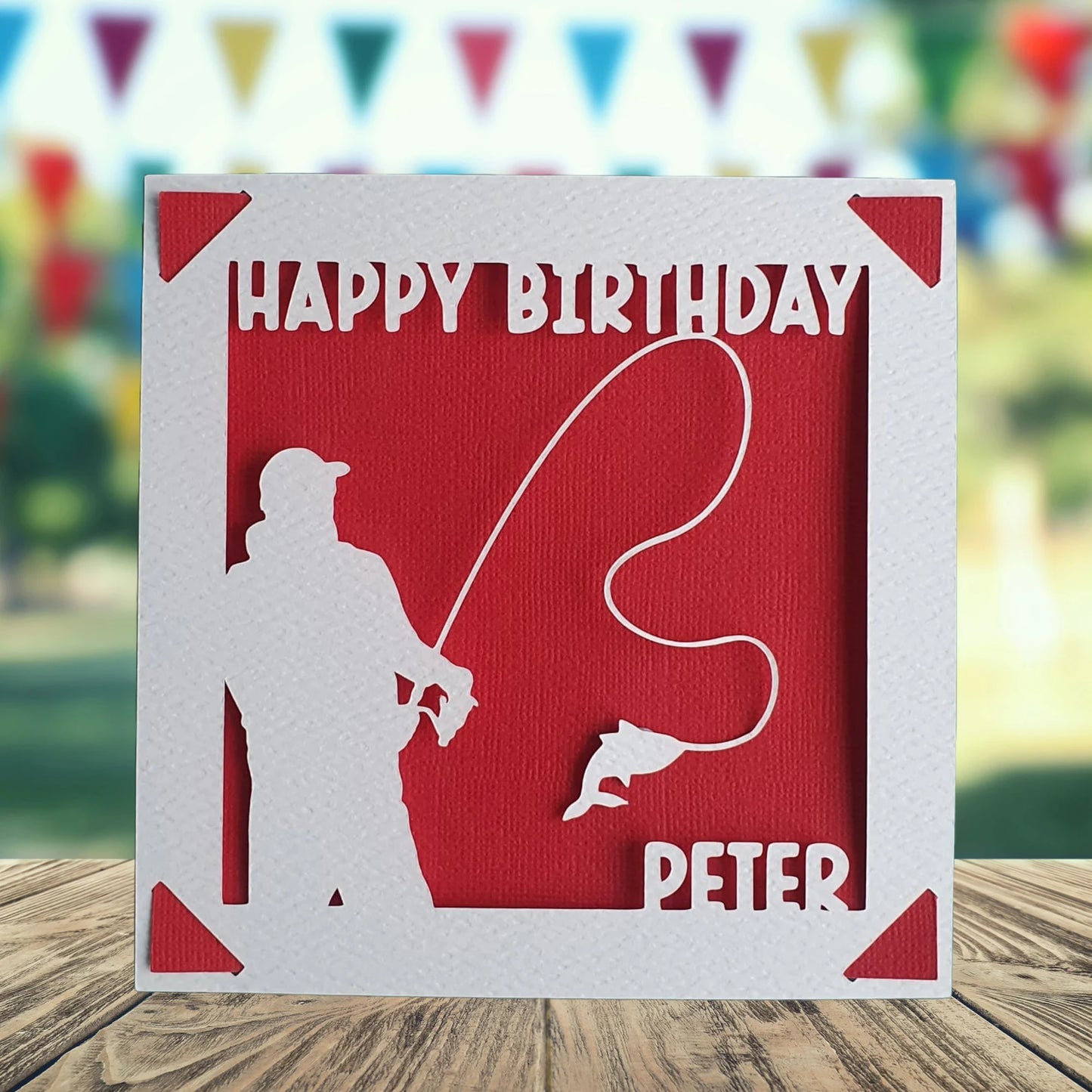 Fishing Birthday Personalised Card