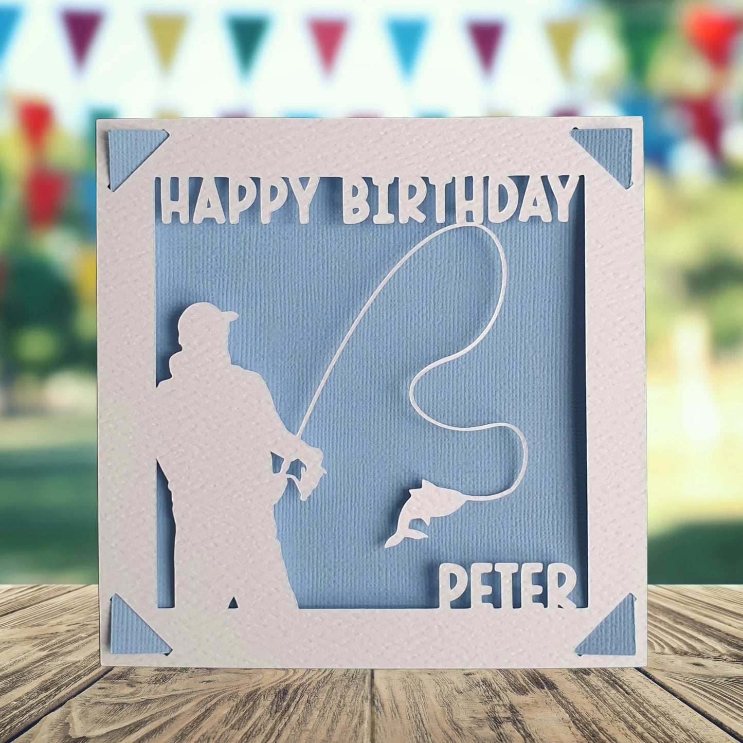 Fishing Birthday Personalised Card