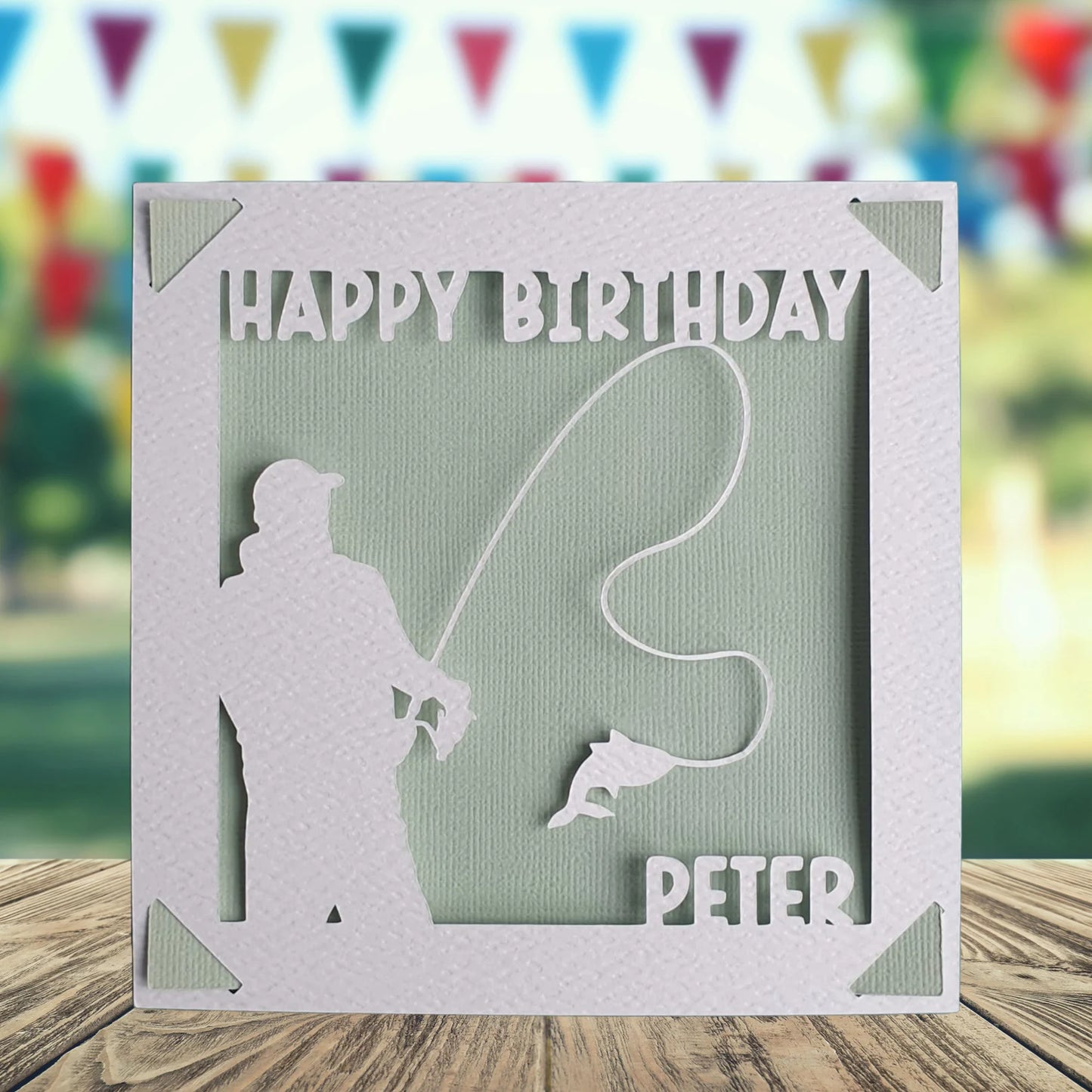 Fishing Birthday Personalised Card