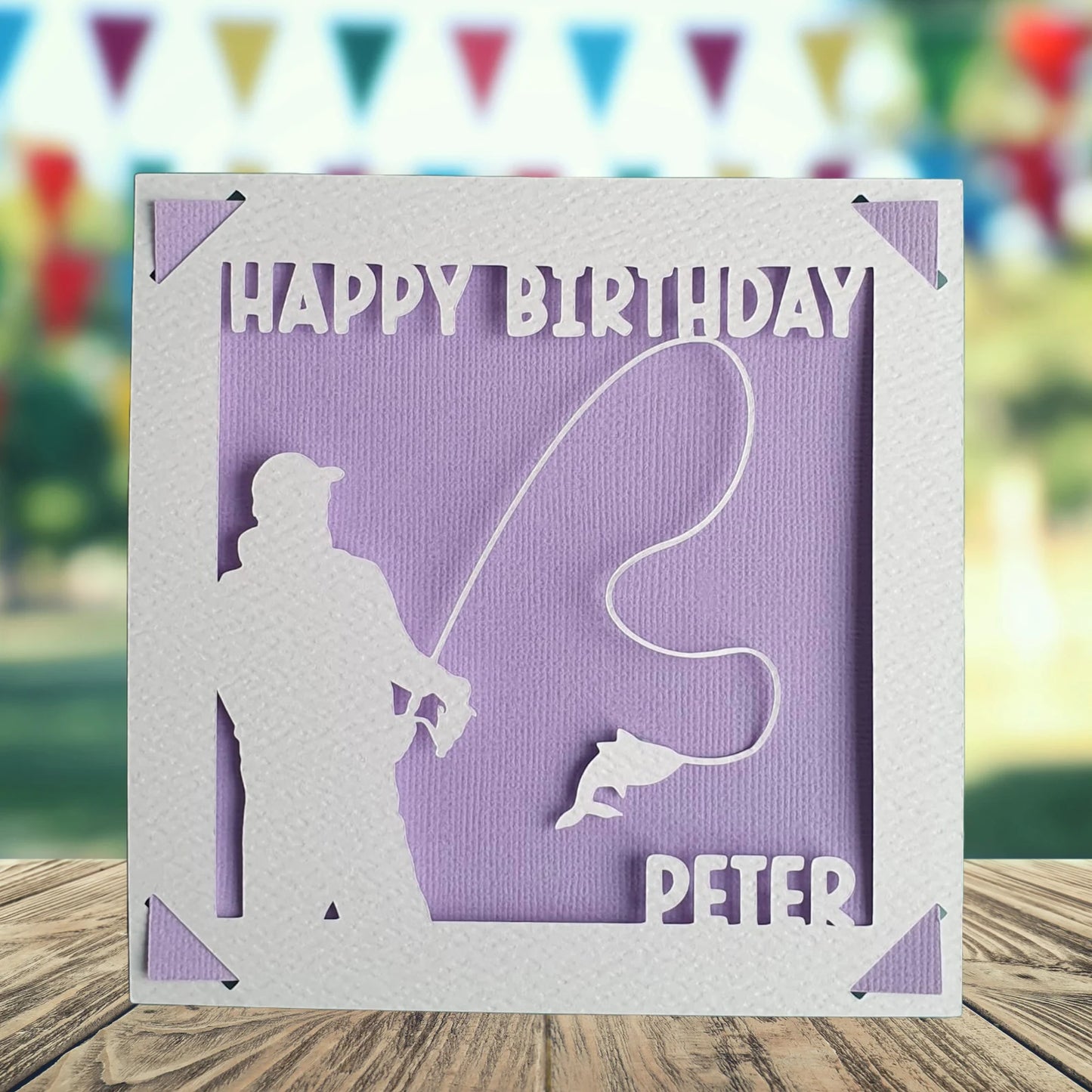 Fishing Birthday Personalised Card