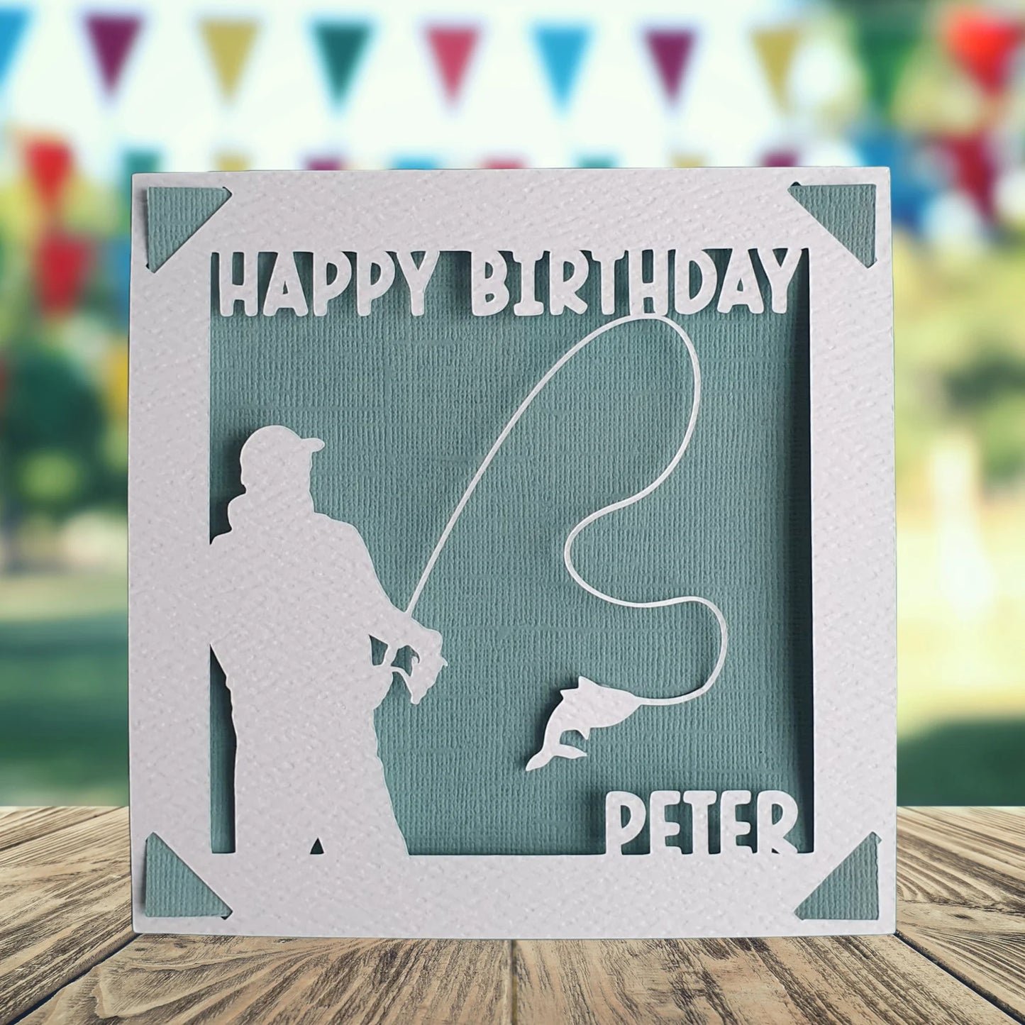 Fishing Birthday Personalised Card