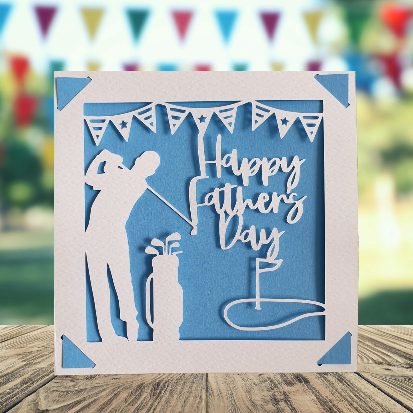 Golf Happy Fathers Day Card