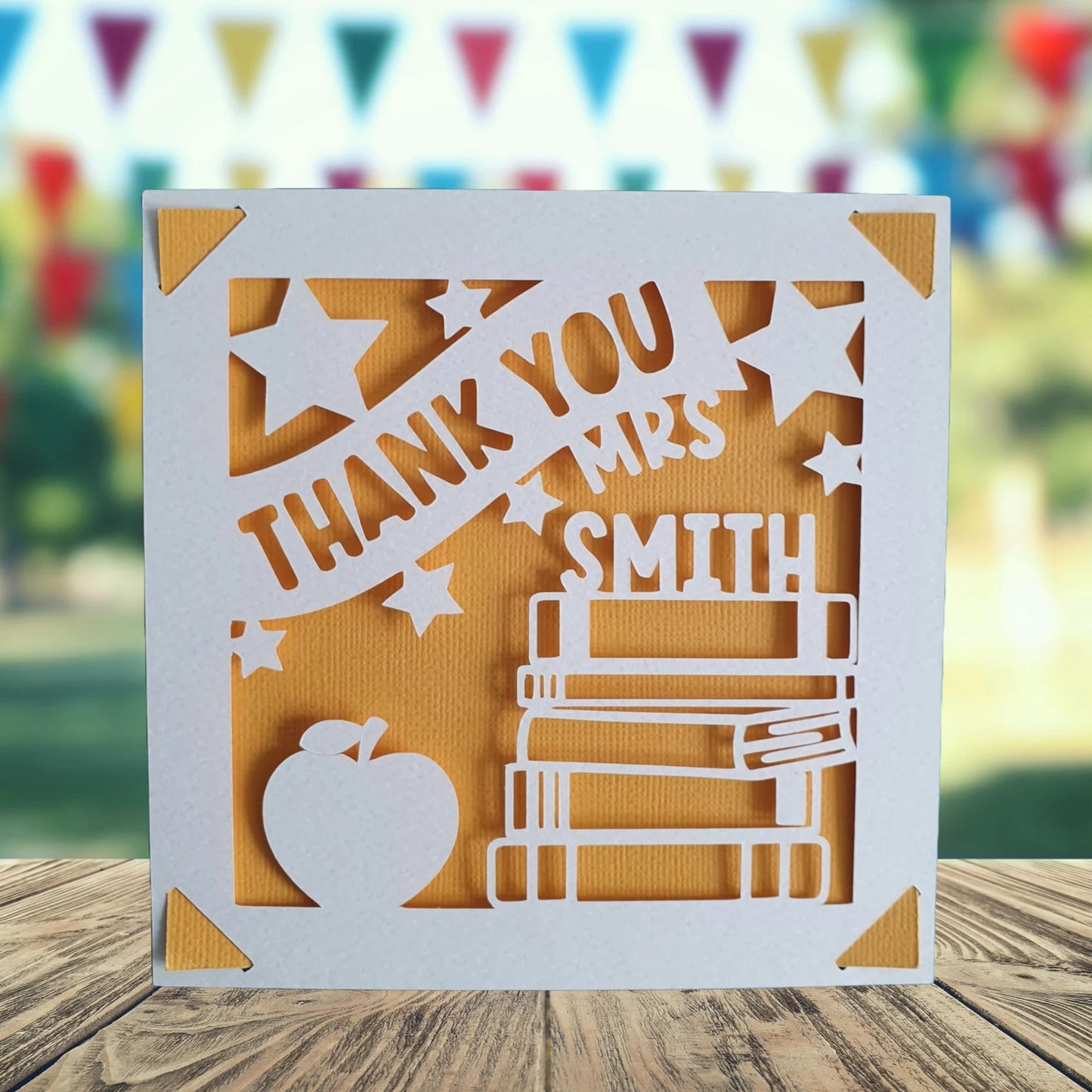 Personalised Thank You Card for Teacher