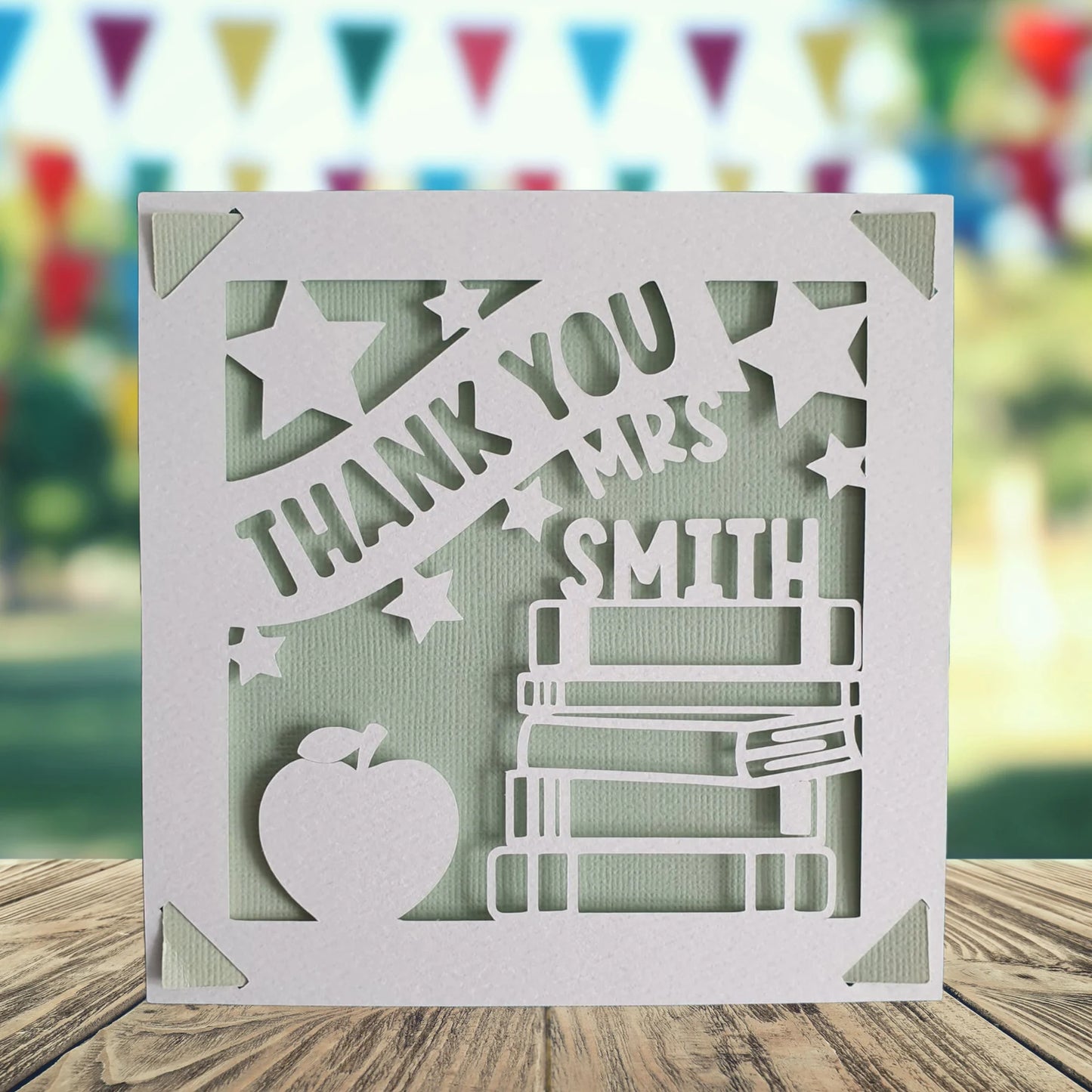 Personalised Thank You Card for Teacher