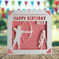 Personalised Archery Birthday Card