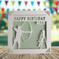 Personalised Archery Birthday Card