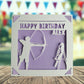 Personalised Archery Birthday Card