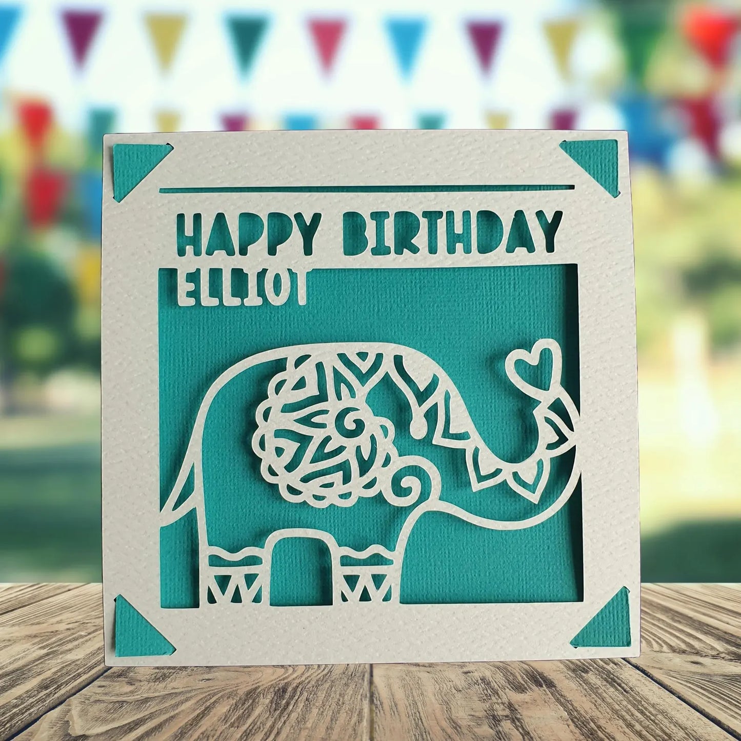 Elephant Birthday Card