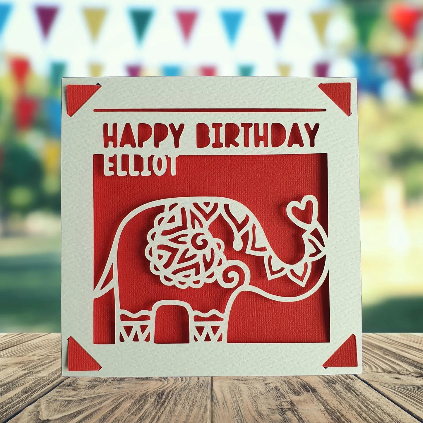 Elephant Birthday Card