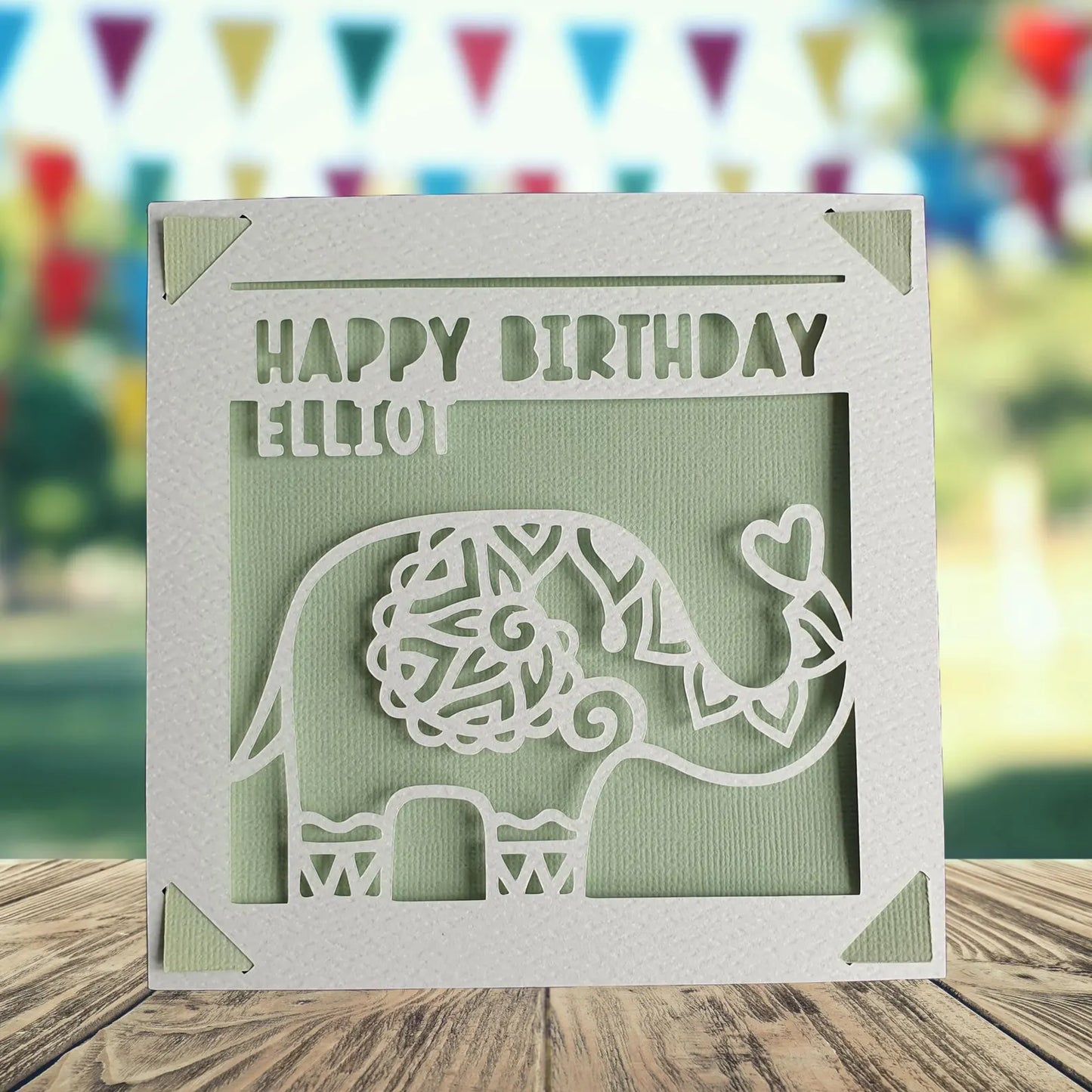 Elephant Birthday Card