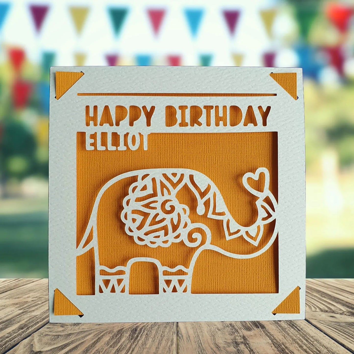 Elephant Birthday Card