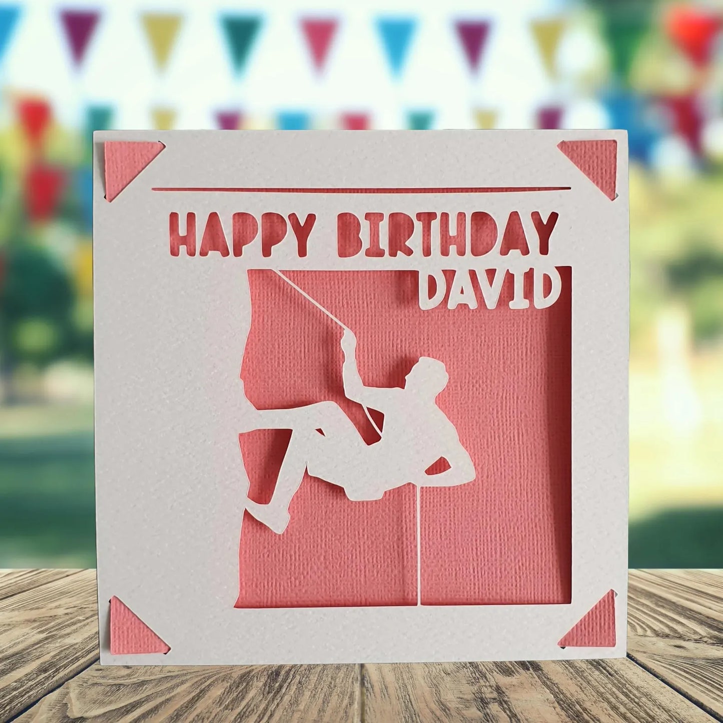 Mountain Climber Birthday Card
