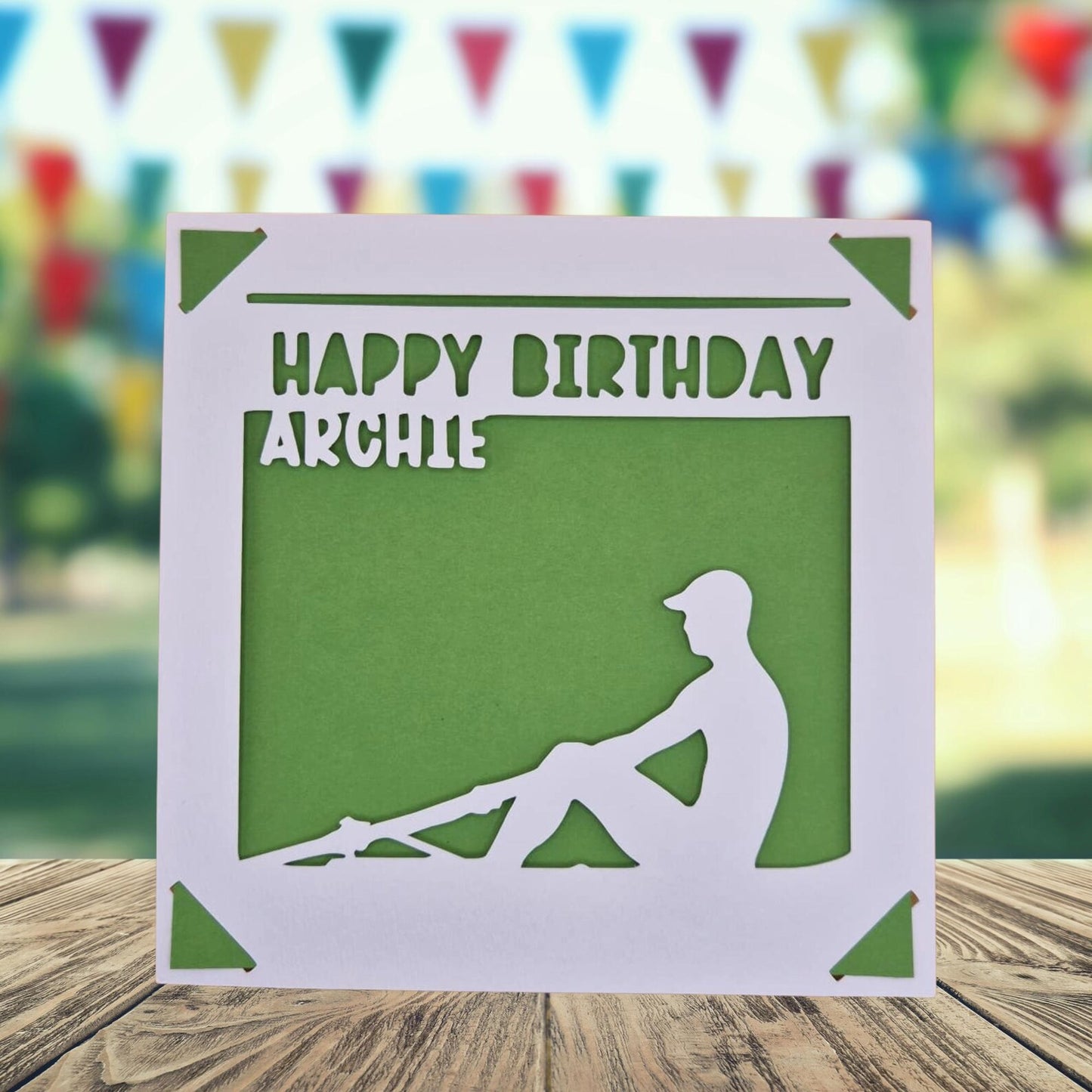 Rowing Birthday Card