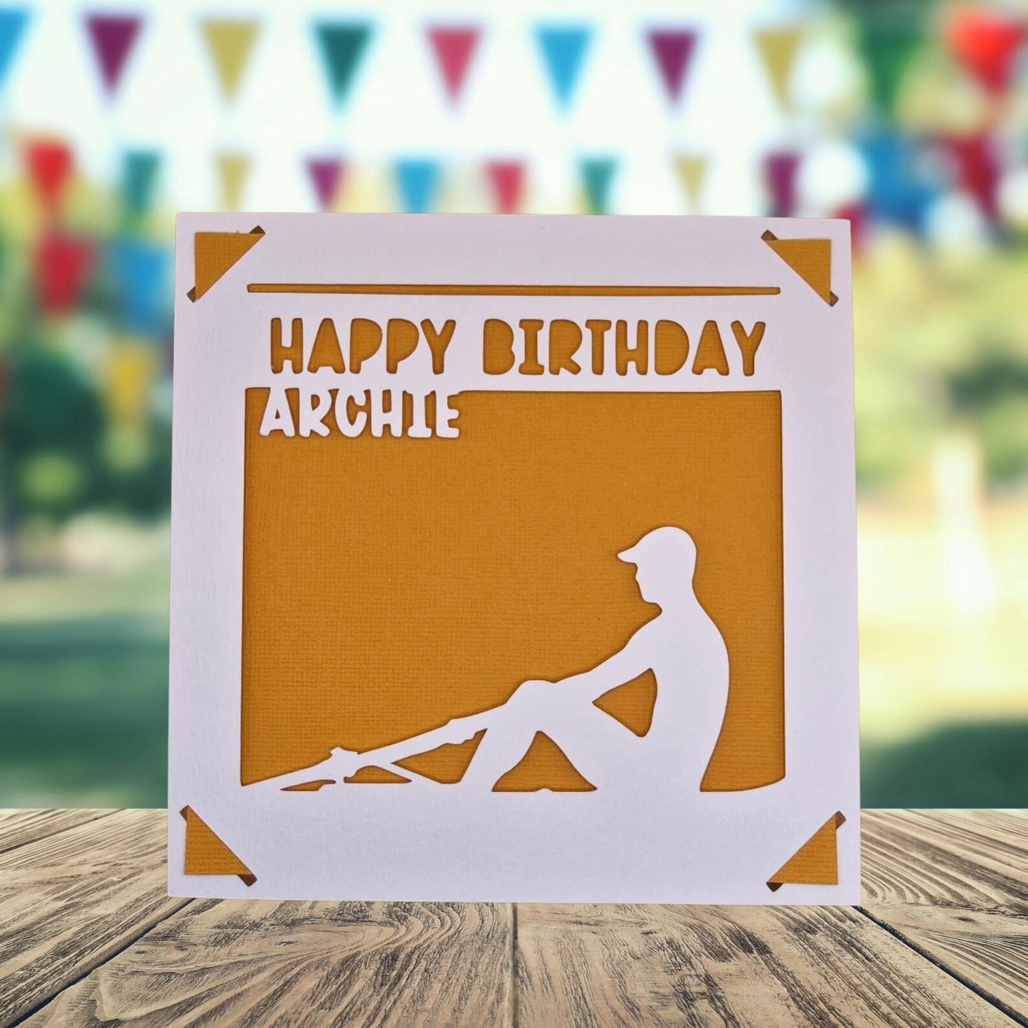 Rowing Birthday Card