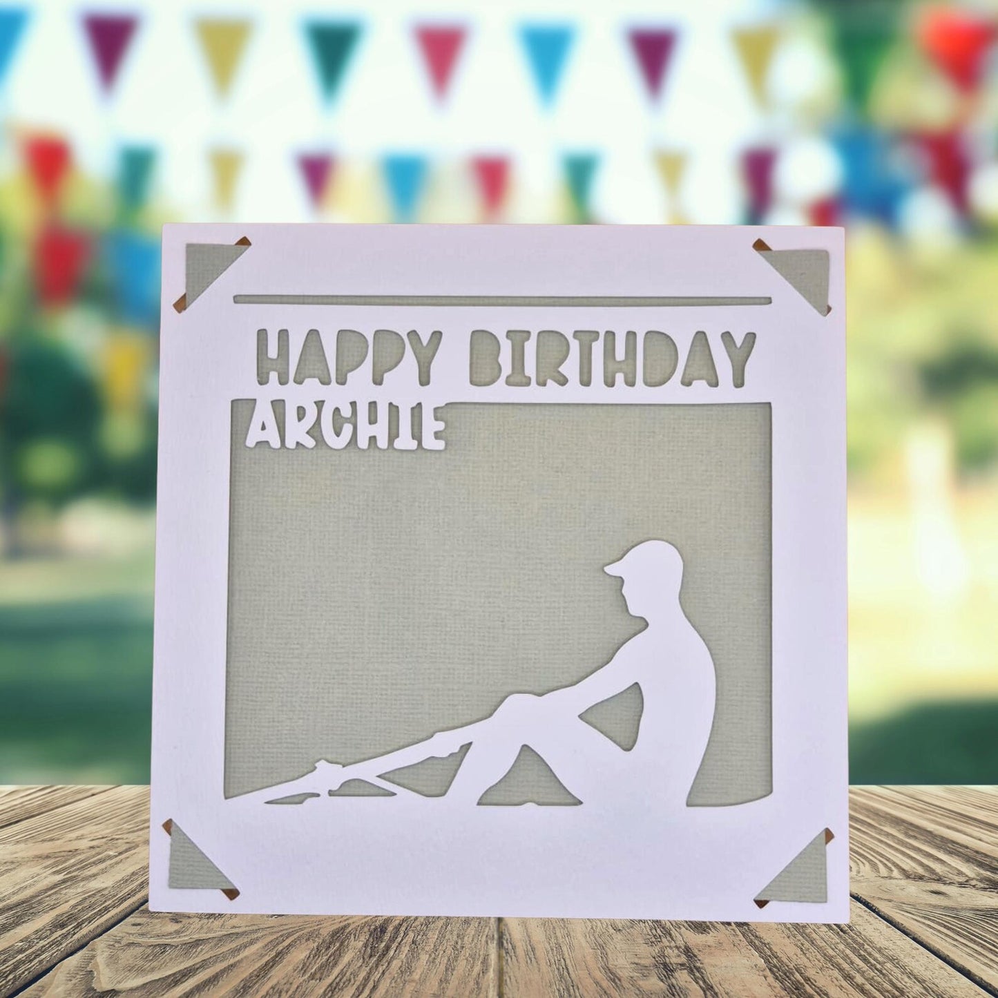 Rowing Birthday Card