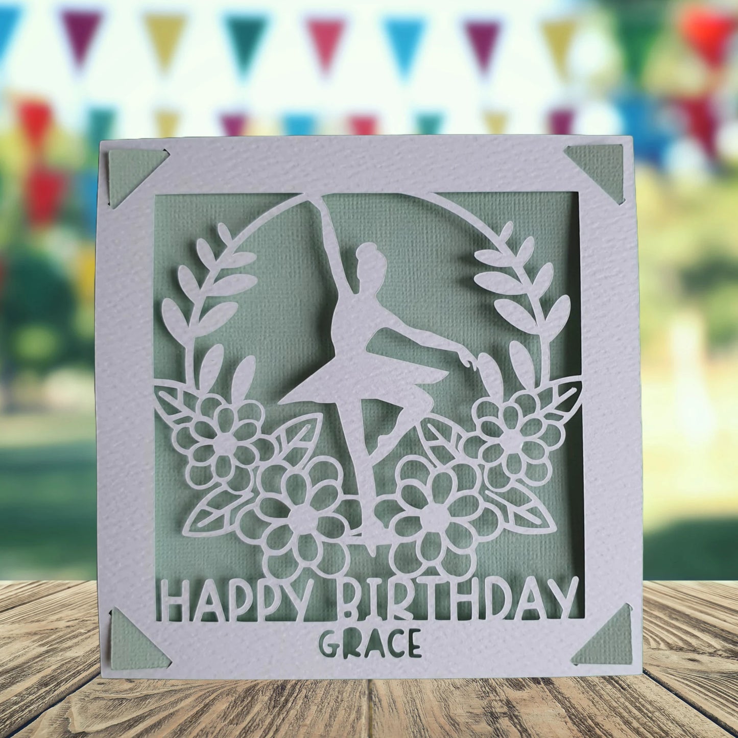 Personalised Dancing Birthday Card