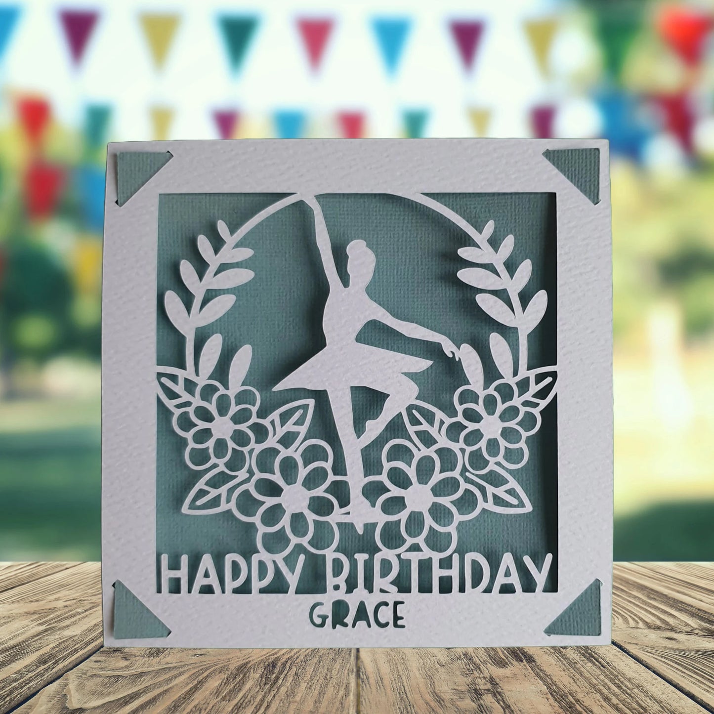 Personalised Dancing Birthday Card