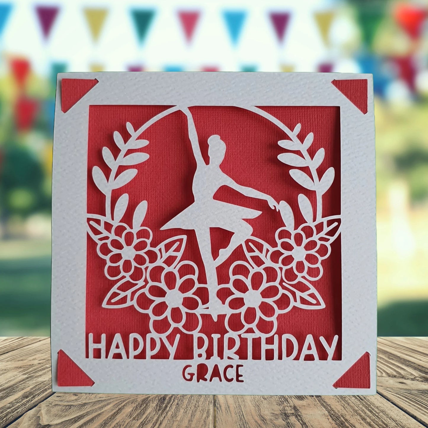 Personalised Dancing Birthday Card