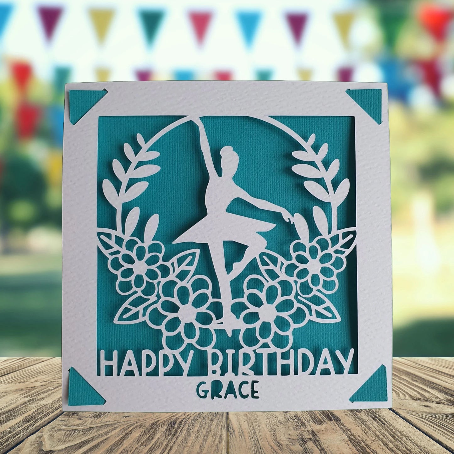 Personalised Dancing Birthday Card